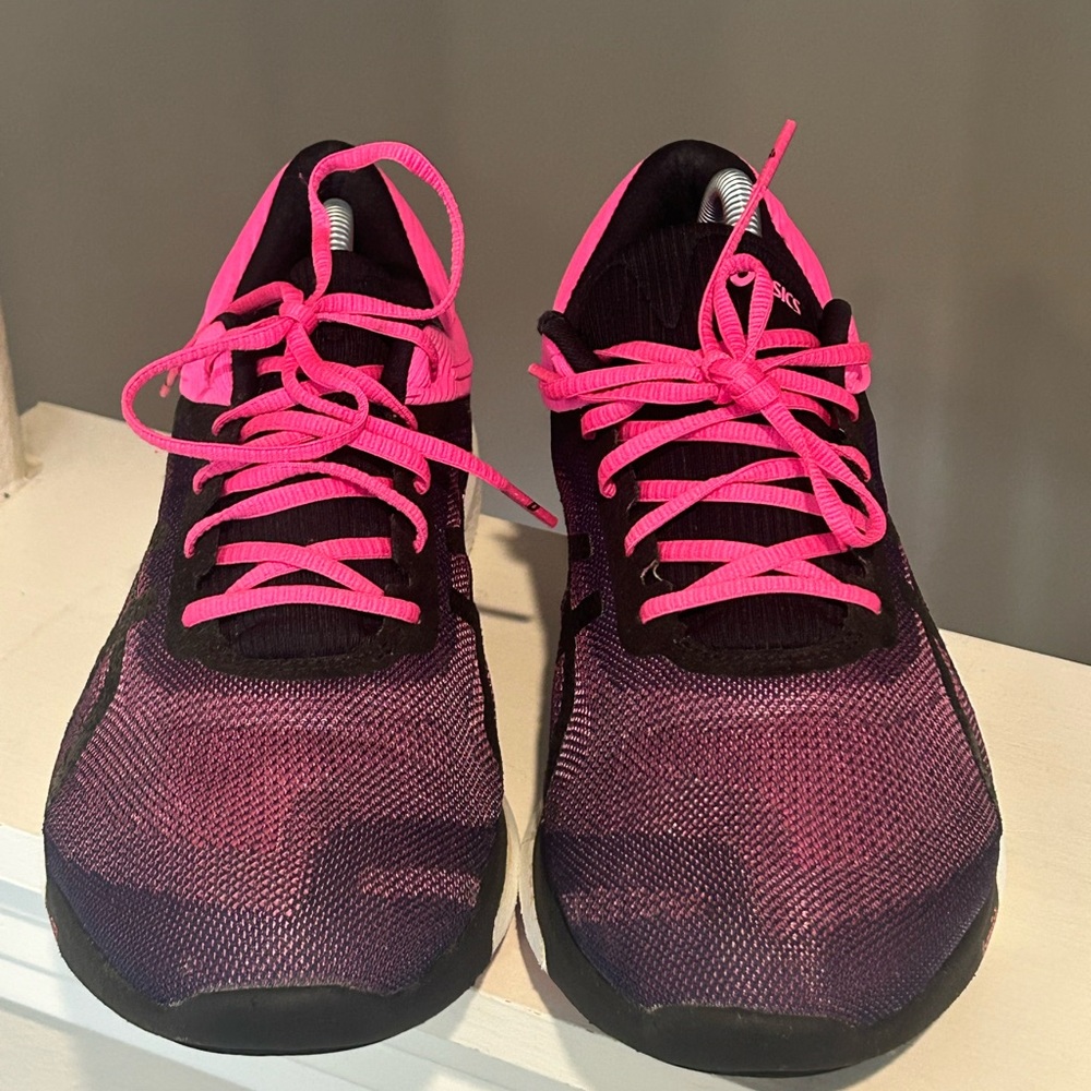 ASICS FUZEX RUSH PINK BLACK SNEAKERS RUNNING WALKING ATHLETIC WOMENS SZ 11.5 - Picture 6 of 9